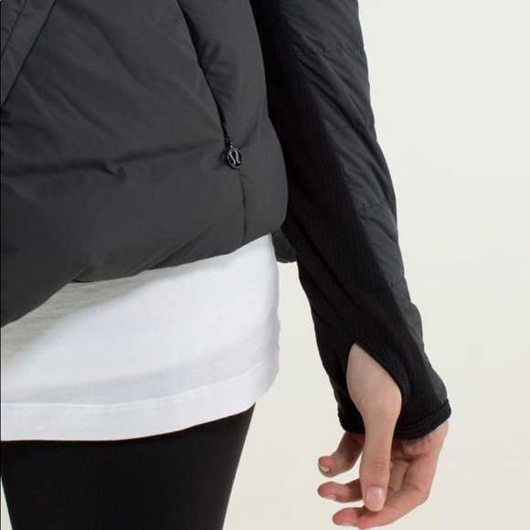 Lululemon Enfold Wrap Down Coat - Picture 5 of 13